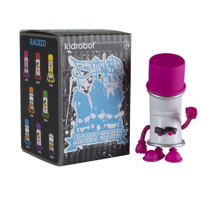 Kidrobot Bent World Spray Cans Mini Series Artist Series: (1 Blind Box) - Fugitive Toys