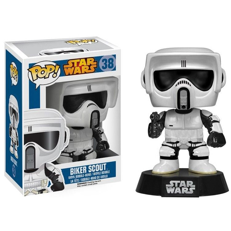 Star Wars Pop! Vinyl Bobblehead Biker Scout - Fugitive Toys