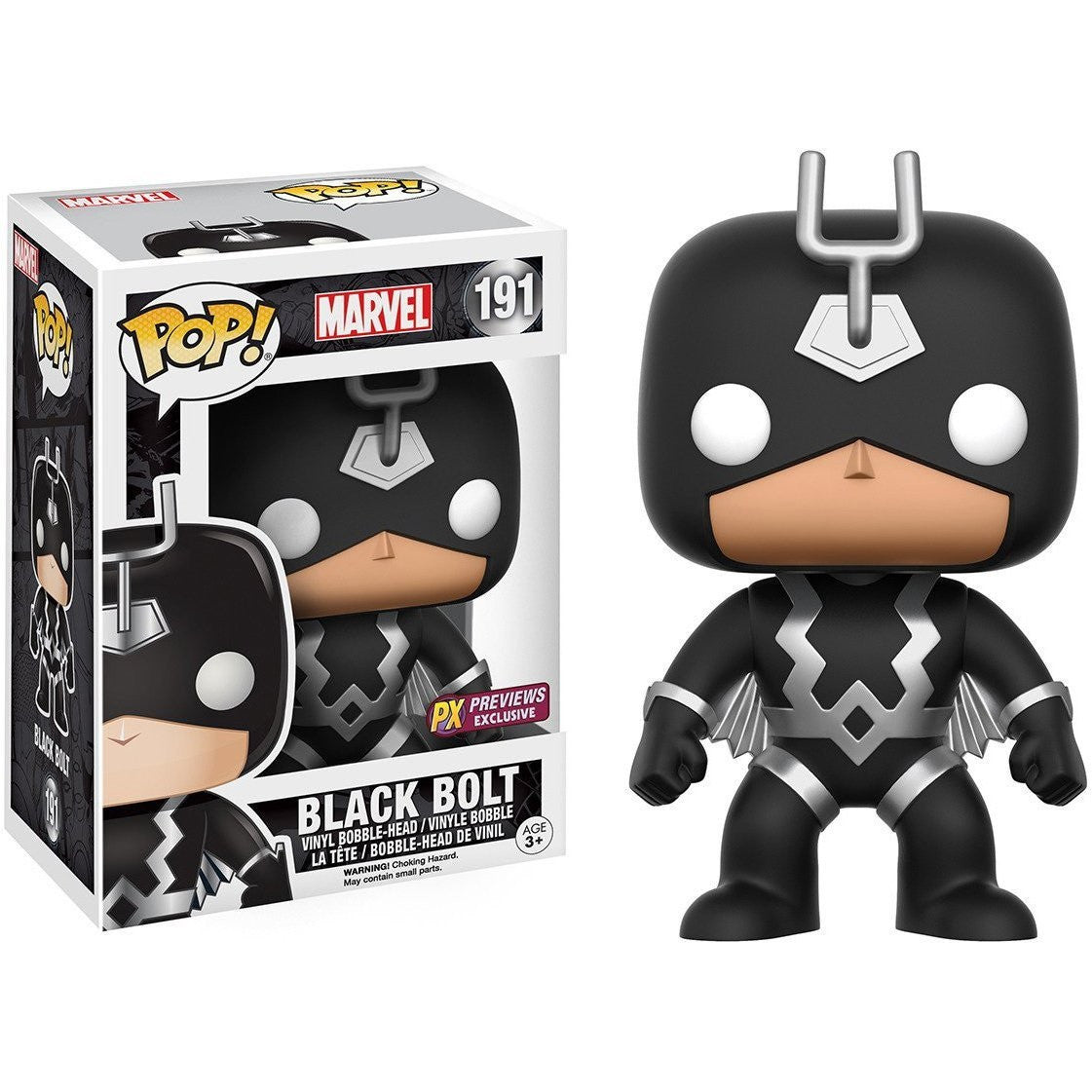 Marvel Pop! Vinyl Figure Black Bolt (Black) [Previews Exclusive] - Fugitive Toys