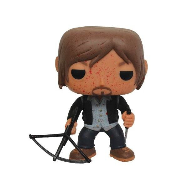 The Walking Dead Pop! Vinyl Figure Blood Splattered Biker Daryl [Previews Exclusive] - Fugitive Toys