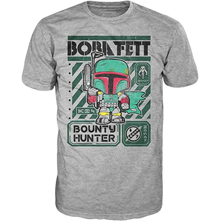 Star Wars Pop! Tees Boba Fett [70] - M - Fugitive Toys