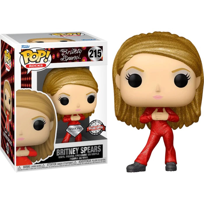 Rocks Pop! Vinyl Figure Britney Spears Oops I Did It Again (DGLT) [215] - Fugitive Toys