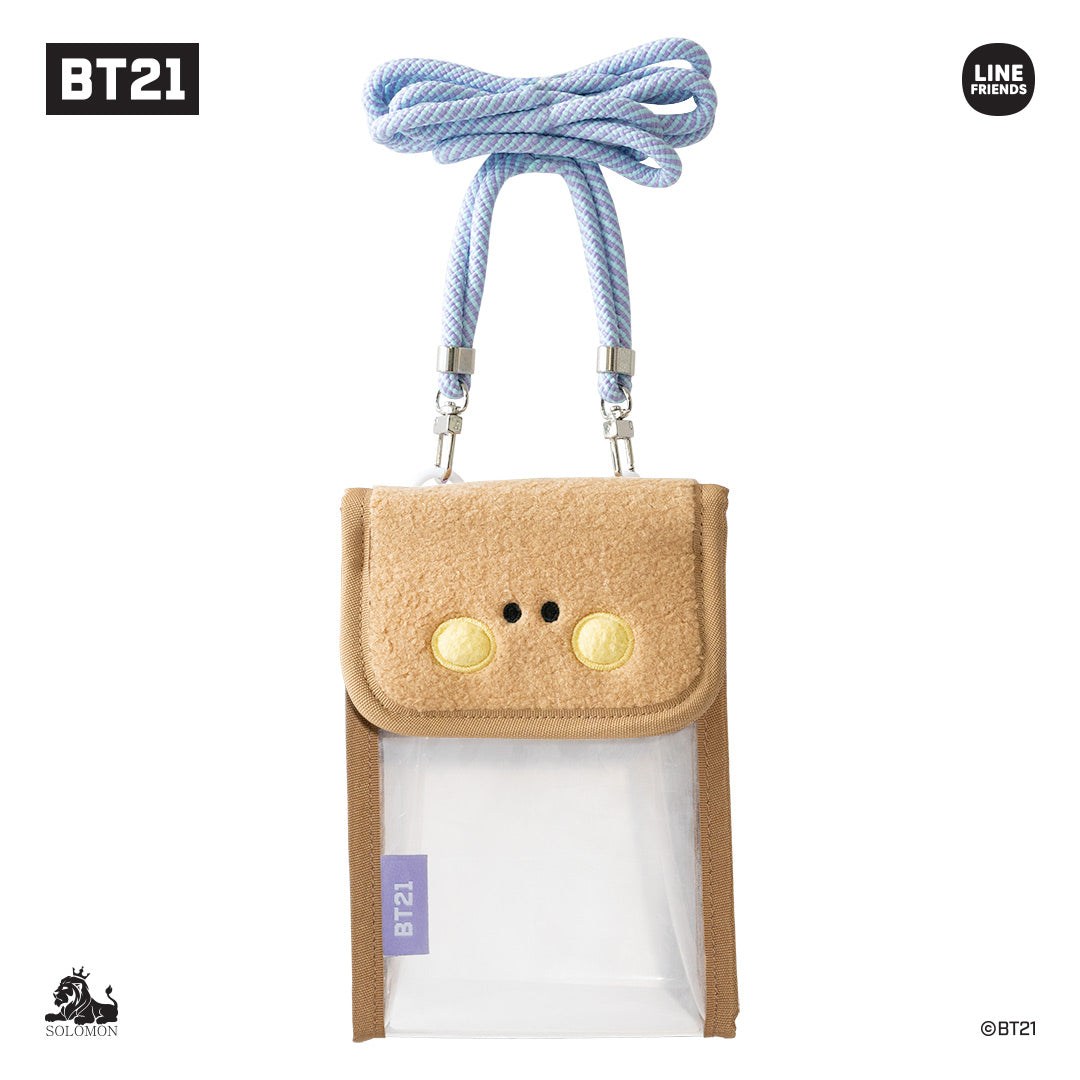 BT21 Minini Clear PVC Bag - Shooky - Fugitive Toys