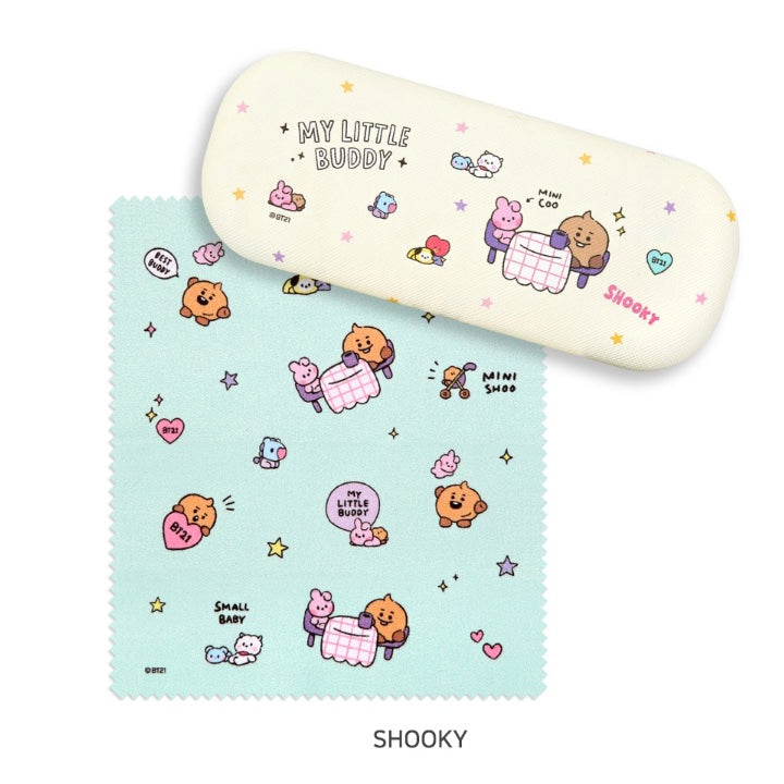 BT21 Little Buddy Glasses Case Set - Shooky - Fugitive Toys