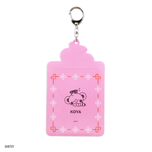 BT21 Hanbok Photocard Holder Keyring - Koya - Fugitive Toys