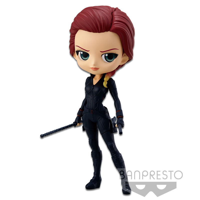 Marvel Avengers Endgame Q Posket: Black Widow with Batons - Fugitive Toys