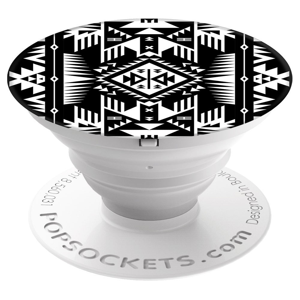 PopSockets Designs: Black & White Tribal Pattern - Fugitive Toys