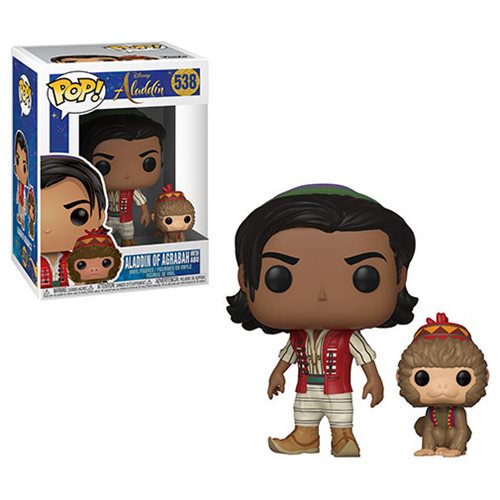 Disney Pop! Vinyl Figure Alladin with Abu [Aladdin Live Action] [538] - Fugitive Toys