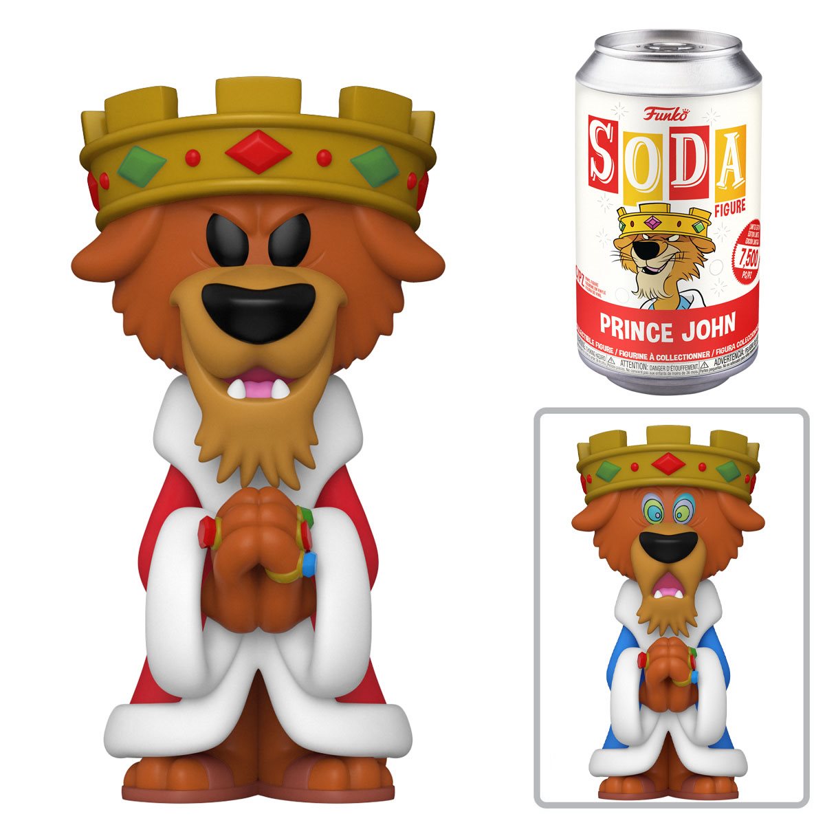 Funko Vinyl Soda Figure: Disney Robin Hood Prince John - Fugitive Toys