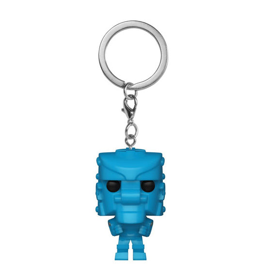 Mattel Pocket Pop! Keychain Rock Em Sock Em Robot Blue Bomber - Fugitive Toys