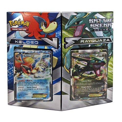 Pokemon Trading Card Game Battle Arena Decks Keldeo vs. Rayquaza - Fugitive Toys