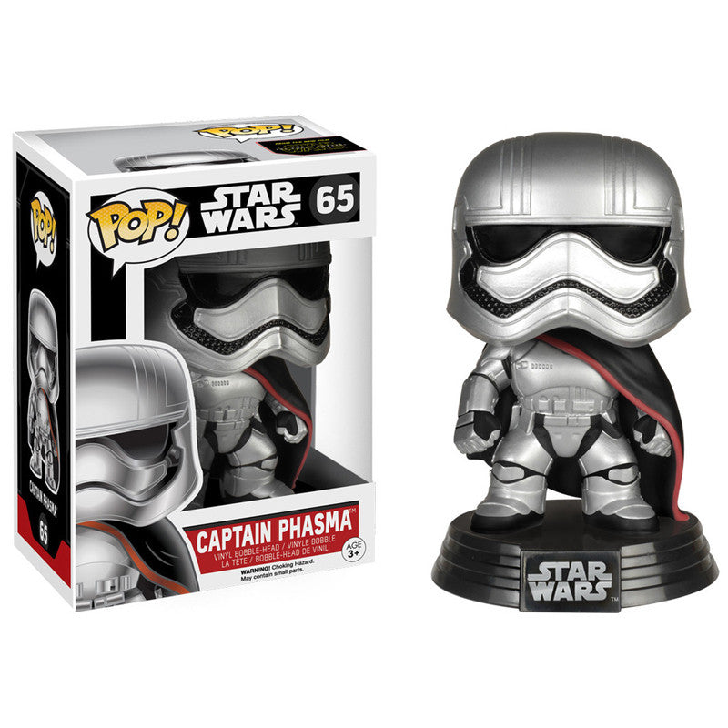 Star Wars Pop! Vinyl Bobblehead Captain Phasma [Episode VII: The Force Awakens] - Fugitive Toys