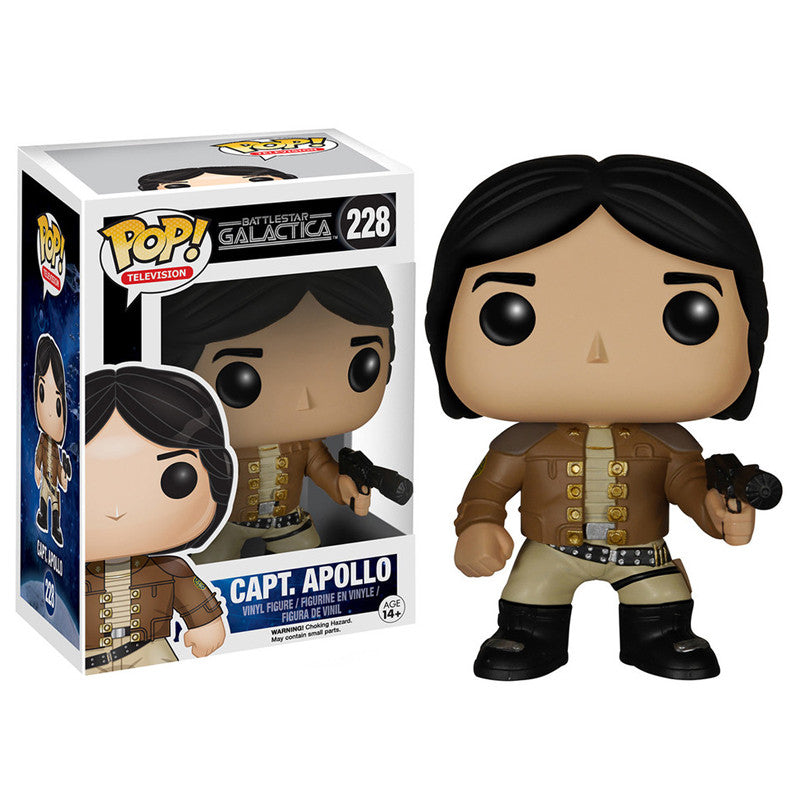 Battlestar Galactica Pop! Vinyl Figure Captain Apollo - Fugitive Toys