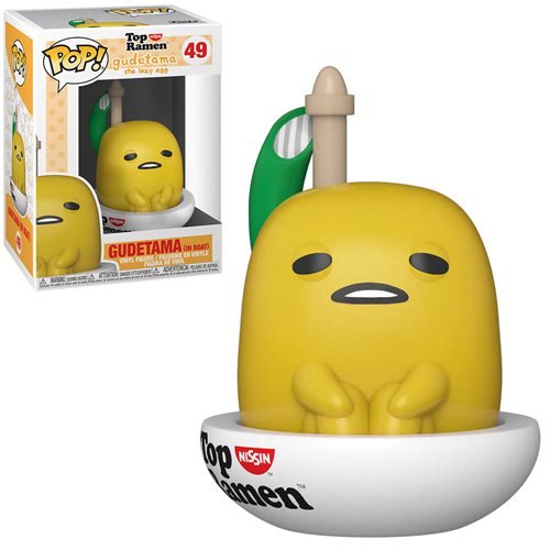 Sanrio x Nissin Top Ramen Pop! Vinyl Figure Gudetama in Boat [49] - Fugitive Toys