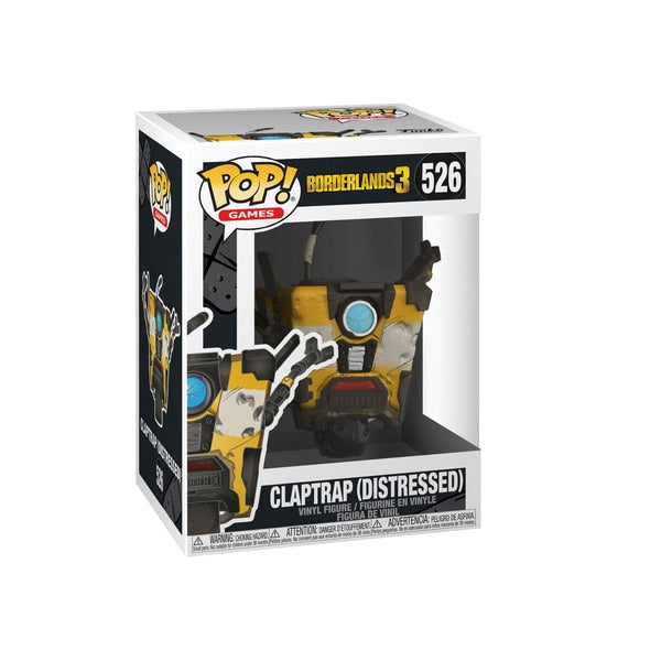 Borderlands 3 Pop! Vinyl Figure Claptrap (Distressed) [526] - Fugitive Toys