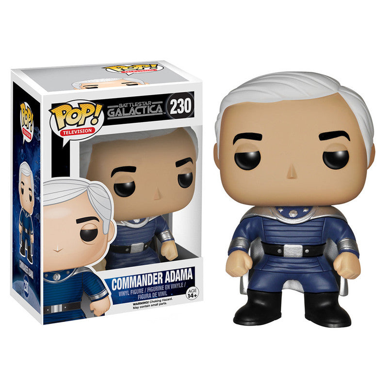 Battlestar Galactica Pop! Vinyl Figure Commander Adama - Fugitive Toys