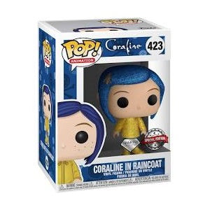 Coraline Pop! Vinyl Figure Coraline in Raincoat (Diamond Glitter Collection) [423] - Fugitive Toys