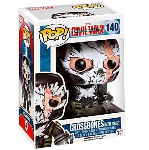 Captain America: Civil War Pop! Vinyl Figures Battle Damage Crossbones [140] - Fugitive Toys