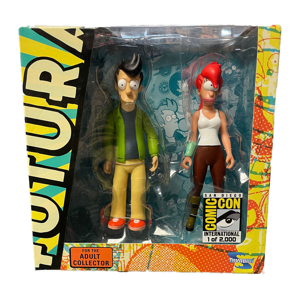 Toynami Futurama Alternate Universe Fry & Leela (2009 SDCC Exclusive) - Fugitive Toys