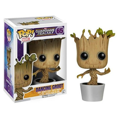 Marvel Guardians of the Galaxy Pop! Vinyl Bobblehead Dancing Groot [65] - Fugitive Toys