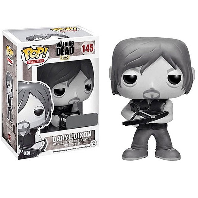 The Walking Dead Pop! Vinyl Figures Black and White Daryl Dixon [145] - Fugitive Toys