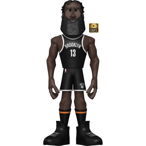 Funko Vinyl Gold Premium Figure: NBA Nets James Harden (Chase) - Fugitive Toys