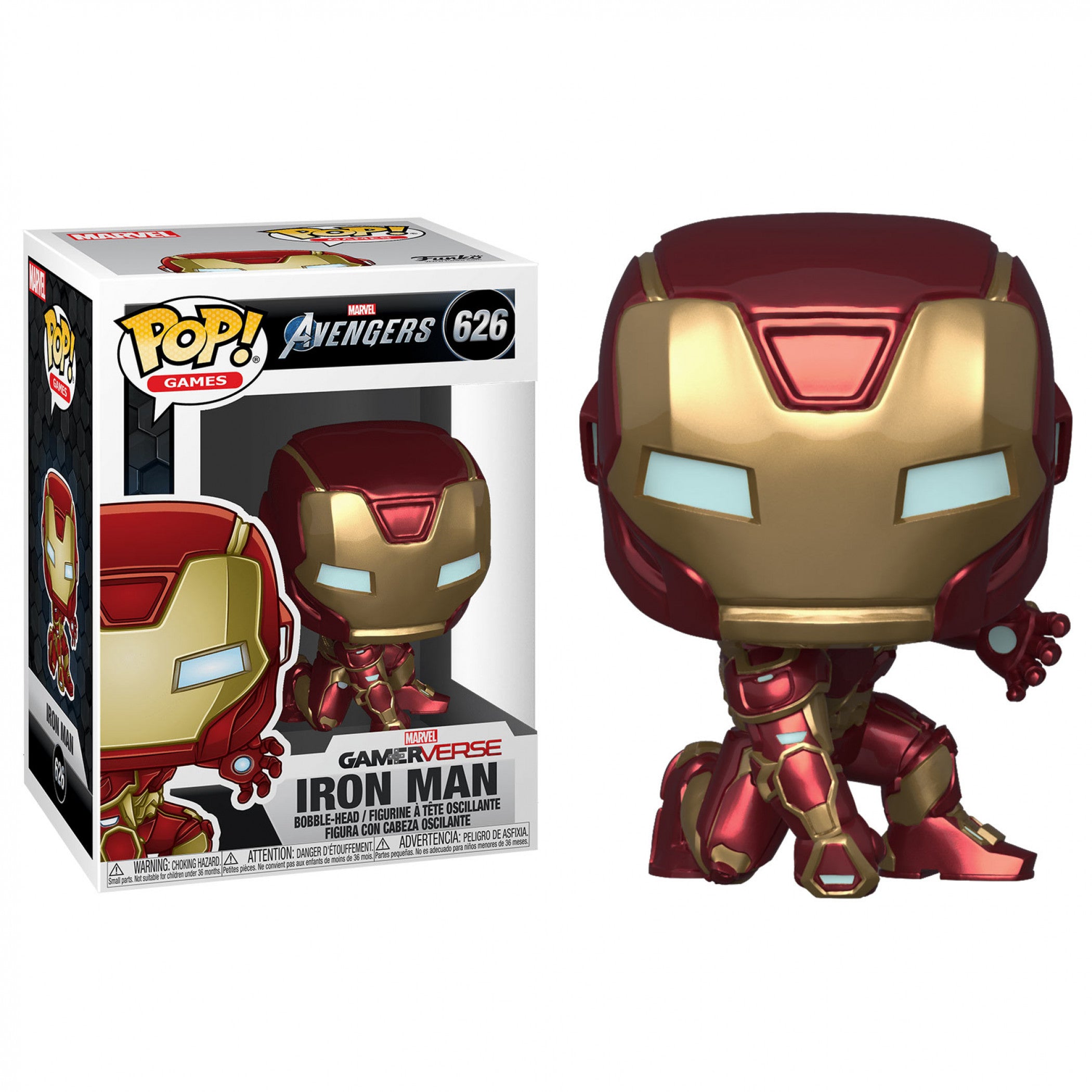 Marvel Avengers Game Pop! Vinyl Figure Iron Man [626] - Fugitive Toys