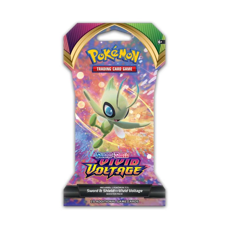 Pokemon Trading Card Game Sword & Shield Vivid Voltage Sleeved Booster Pack - Fugitive Toys