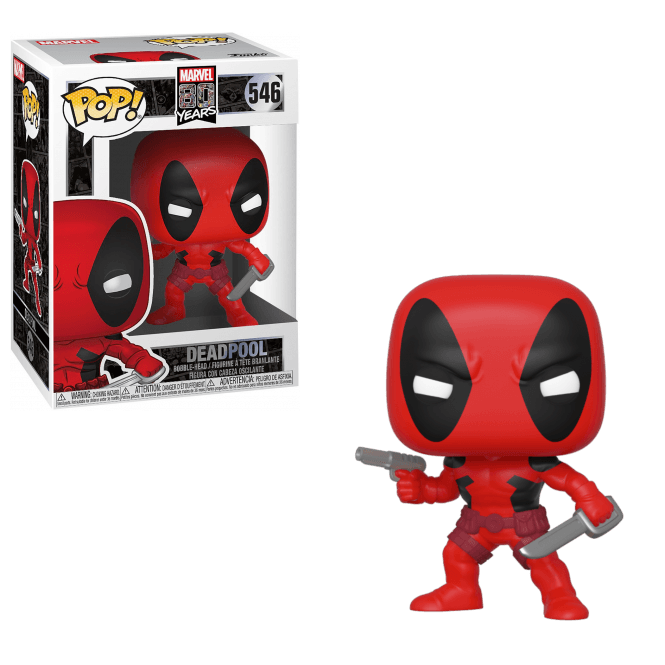 Marvel 80th Pop! Vinyl Figure First Appearance Deadpool [546] - Fugitive Toys