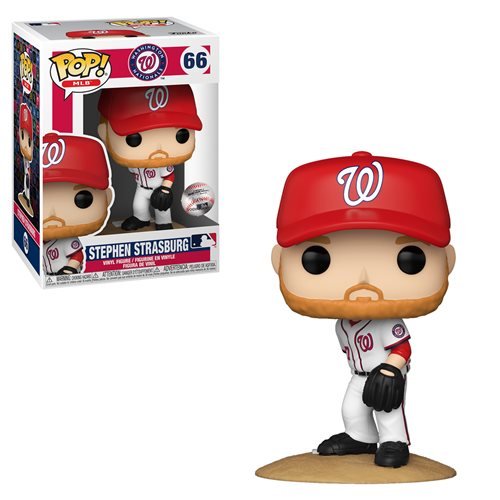 MLB Pop! Vinyl Figure Stephen Strasberg Home Uniform [Nationals] [66] - Fugitive Toys