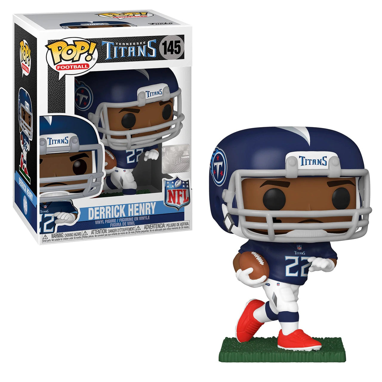 NFL Pop! Vinyl Figure Derrick Henry (Tennessee Titans) [145] - Fugitive Toys