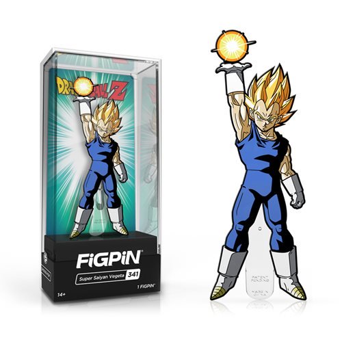 Dragon Ball Z: FiGPiN Enamel Pin Super Saiyan Vegeta [341] - Fugitive Toys