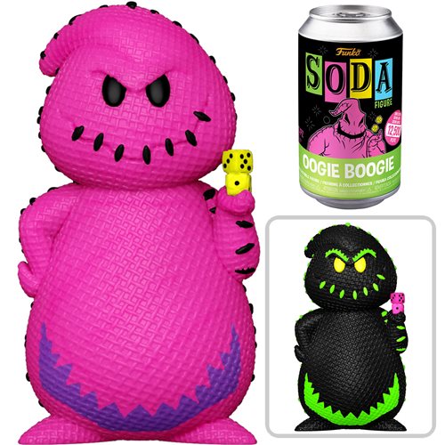 Funko Vinyl Soda Figure: The Nightmare Before Christmas - Oogie Boogie (Blacklight) - Fugitive Toys