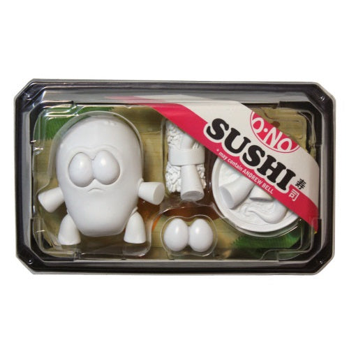 Dead Zebra Dyzplastic O-No Sushi Set White DIY by Andrew Bell - Fugitive Toys