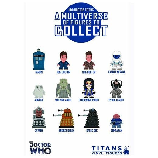 Doctor Who Titans Vinyl Figures Series 2 [The 10th Doctor Series]: Blind Box - Fugitive Toys