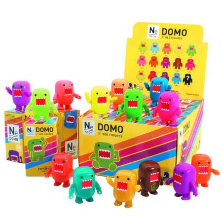 Neon Domo Qee Figures: (1 Blind Box) - Fugitive Toys