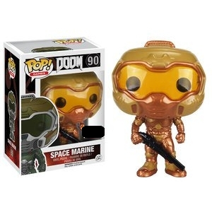 Doom Pop! Vinyl Figure Doom Marine (Gold) [90] - Fugitive Toys