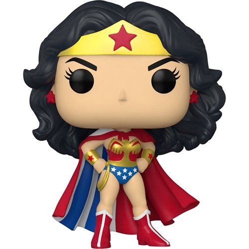 DC Heroes Pop! Vinyl Figure 80th Anniversary Wonder Woman (Classic w/Cape) [433] - Fugitive Toys