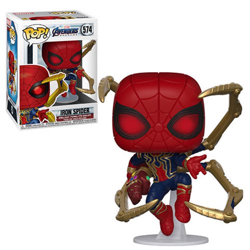 Avengers Endgame Pop! Vinyl Figure Iron Spider with Nano Gauntlet [574] - Fugitive Toys