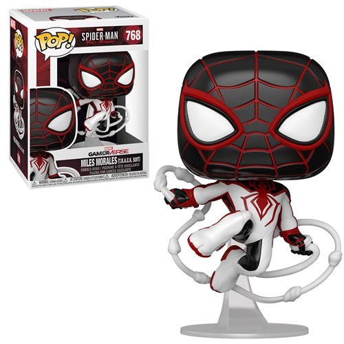 Spider-Man Miles Morales Game Pop! Vinyl Figure Miles Morales Track Suit [768] - Fugitive Toys