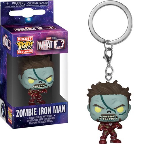 Marvel What If Pocket Pop! Keychain Zombie Iron Man - Fugitive Toys