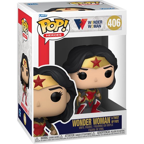 DC Heroes Pop! Vinyl Figure 80th Anniversary Wonder Woman (A Twist of Fate) [406] - Fugitive Toys