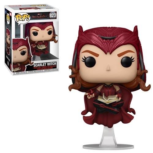 Marvel WandaVision Pop! Vinyl Figure Scarlet Witch with Darkhold Book [823] - Fugitive Toys