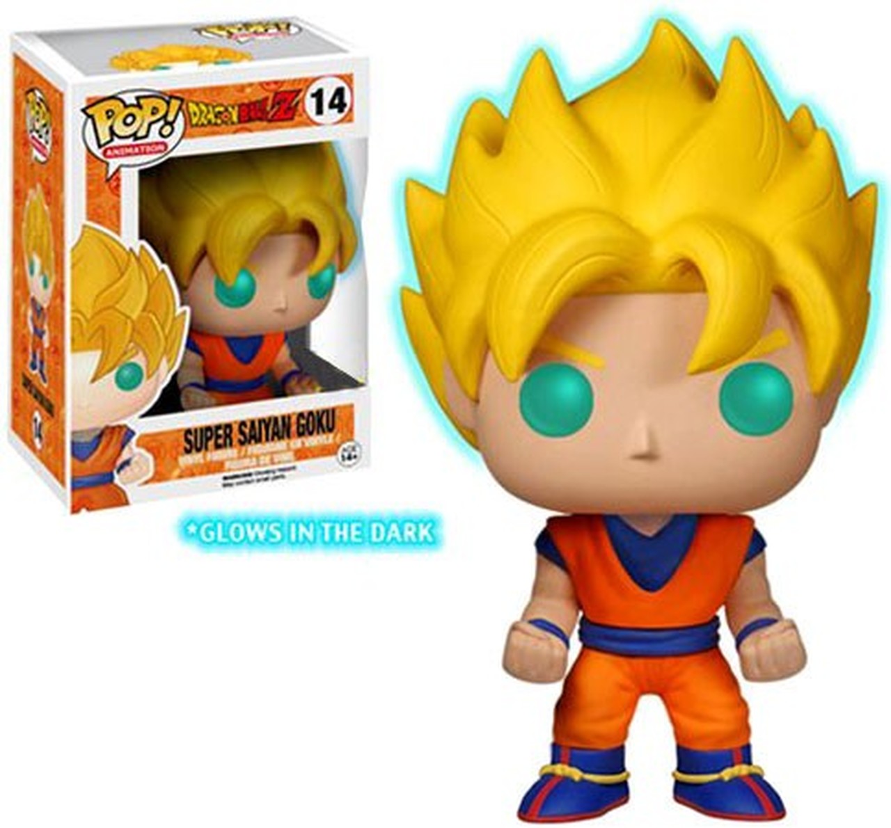 Dragon Ball Pop! Vinyl Figure Super Saiyan Goku (Glow In The Dark) [14] - Fugitive Toys