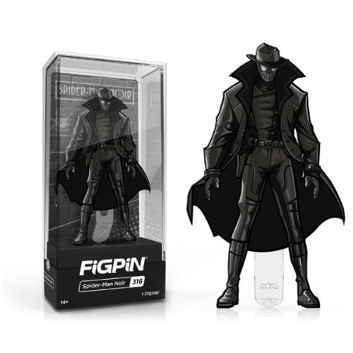 Into the Spider-Verse: FiGPiN Enamel Pin Spider-Man Noir [316] - Fugitive Toys