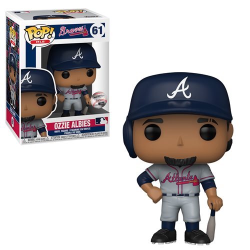 MLB Pop! Vinyl Figure Ozzie Albies (Road Uniform) [Atlanta Braves] [61] - Fugitive Toys