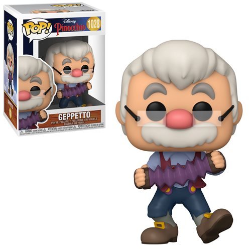 Disney Pinocchio Pop! Vinyl Figure Geppetto with Accordion [1028] - Fugitive Toys