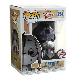 Winnie The Pooh Pop! Vinyl Figure Eeyore (Diamond Collection) [254] - Fugitive Toys