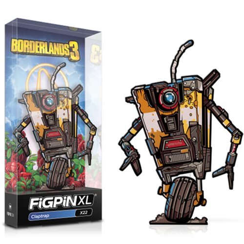 Borderlands 3: FiGPiN XL Enamel Pin Claptrap [X22] - Fugitive Toys