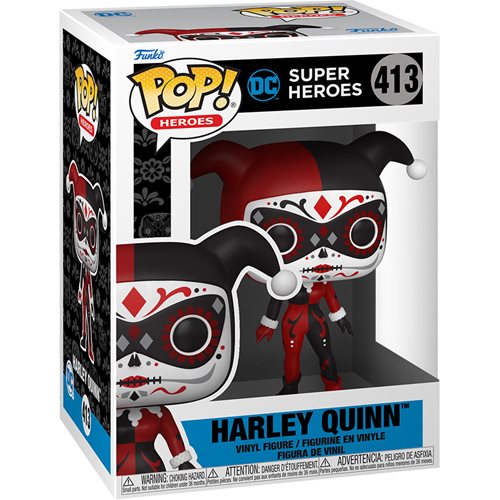 DC Heroes Pop! Vinyl Figure Dia de Los DC Harley Quinn [413] - Fugitive Toys